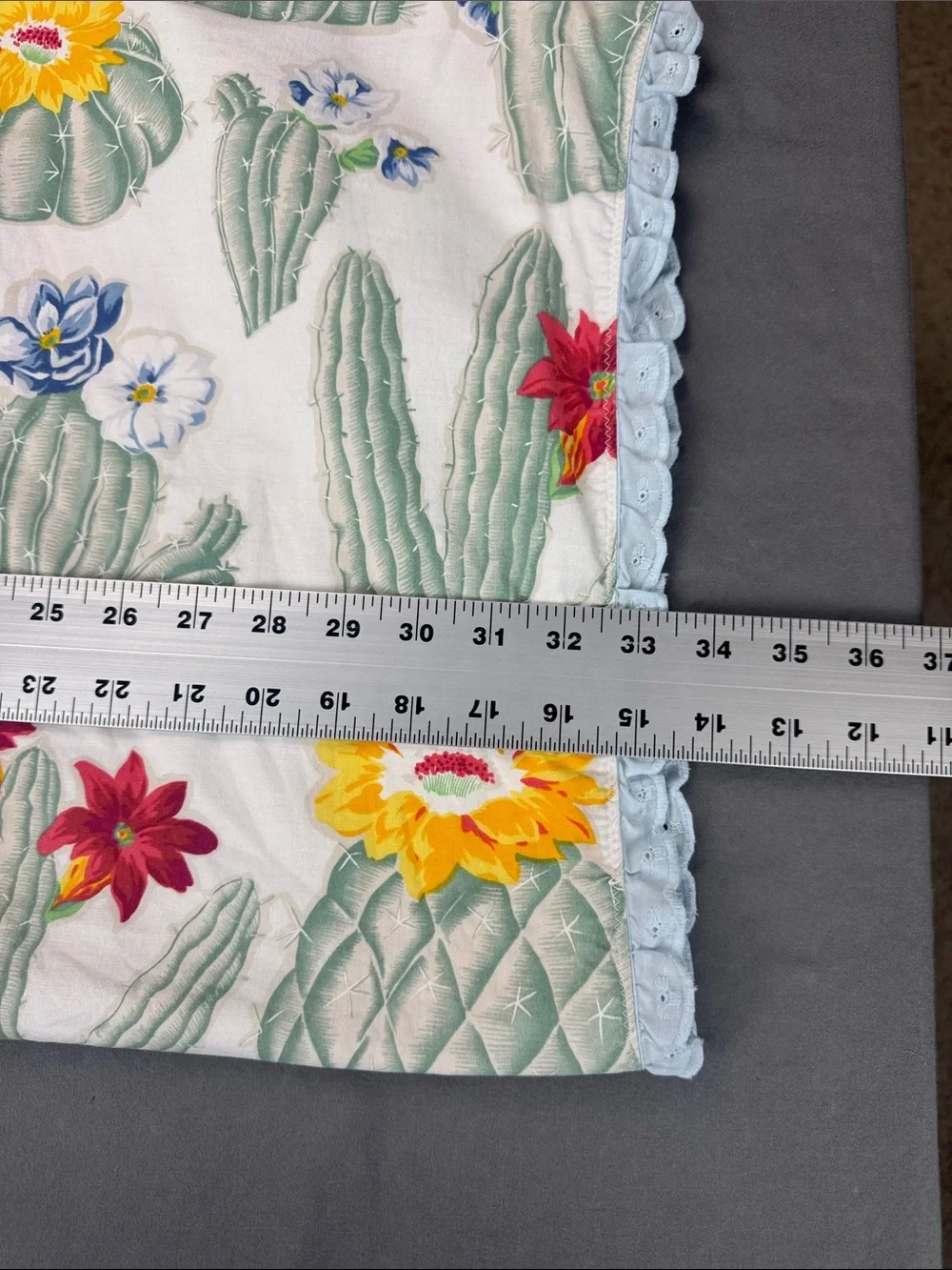 Handmade Desert Cactus Flower Baby Blanket Crib Nursery